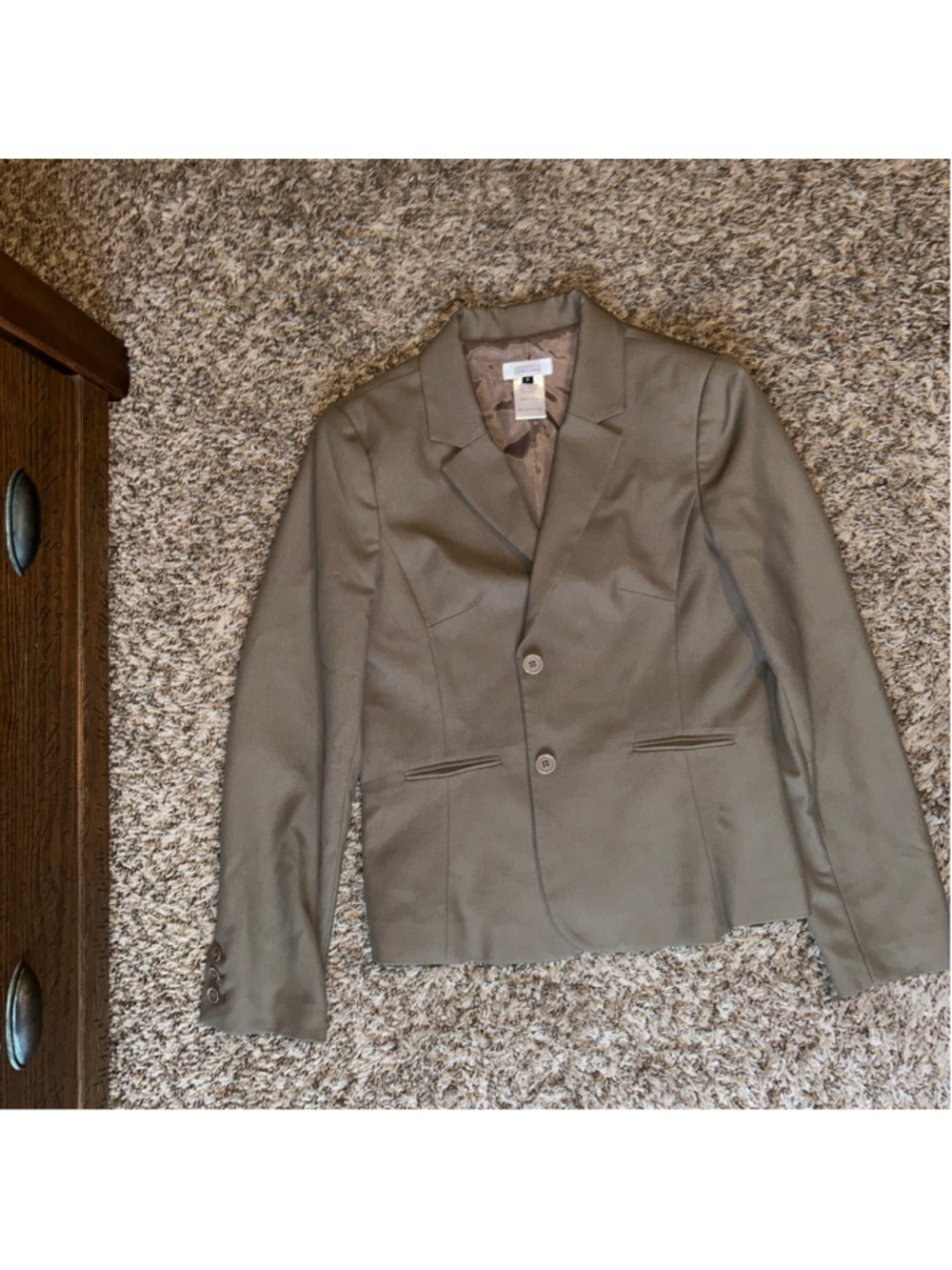 Women's Barneys New York Blazer Size 8 Beige